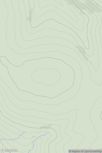 Thumbnail image for Broad Hill [The River Tweed to the English Border] [NT023190] showing contour plot for surrounding peak